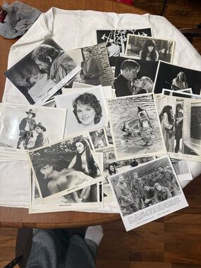 Vintage Black & White Movie Lobby Photo Collection - Assorted Prints 34 prints